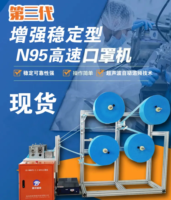 【新品發布】第三代增強穩定型N95高速口罩機，現貨發售