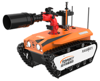 防爆消防滅火偵察機器人（D6重型，全功能款，雙向語音對講+語音控制+漏電探測+火焰識別+自主跟隨+半自住行走）